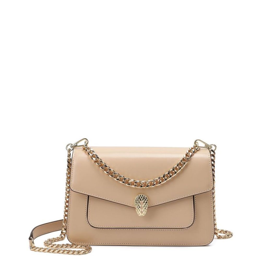 Tiffany & Fred Paris Smooth Leather Fold-Over Shoulder Bag